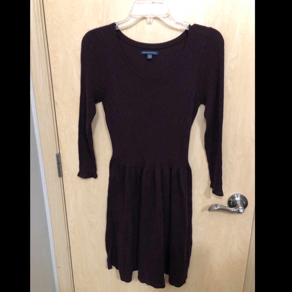 American Eagle Purple Sweater Dress